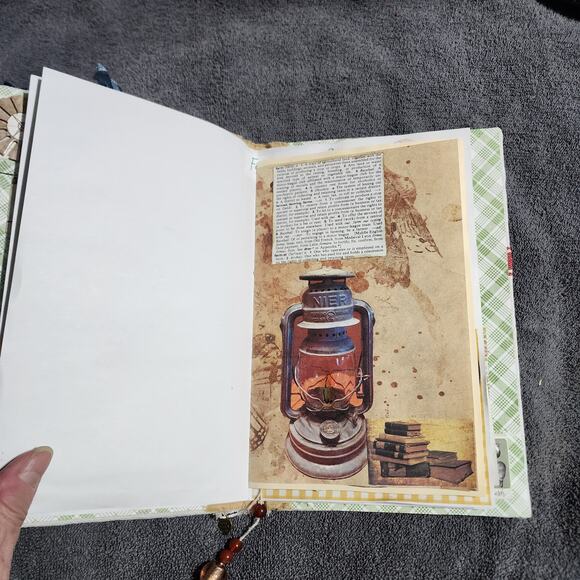 "GATHER" Junk Journal, 10in x 6.5in x 1in, 52pages - Picture 5 of 12